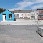 Avancée des travaux - salle de gym et cour