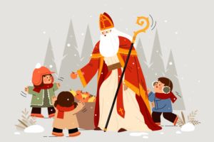 Visite de Saint Nicolas à l’école