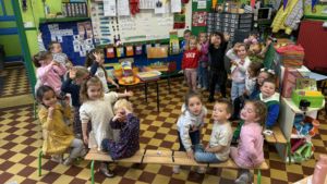 Réalisation d’un cake aux pommes et d’un crumble aux pommes
